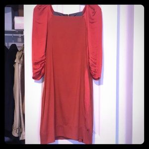 Rag & bone rust hopton dress